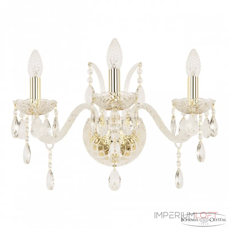 Бра Bohemia Ivele Crystal 105 105B/3/165 G Бра Bohemia Ivele Crystal 105 105B/3/165 G