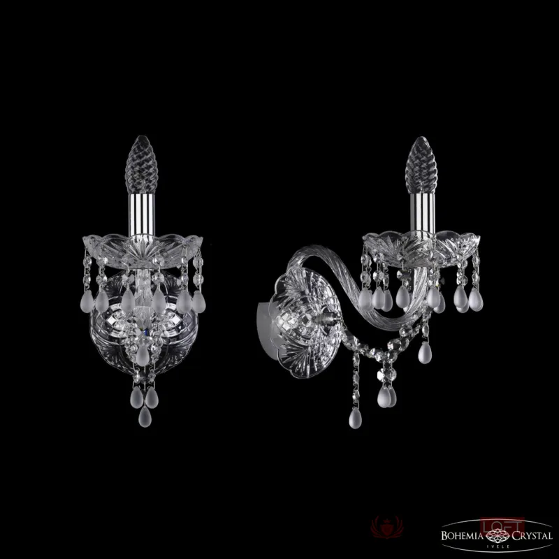 Бра Bohemia Ivele Crystal 1410 1410B/1/160/XL Ni V0300 от ImperiumLoft