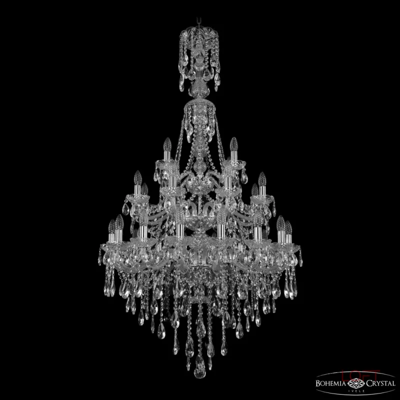 Подвесная люстра Bohemia Ivele Crystal 1415 1415/16+8+4/300/XL-155/3d Ni