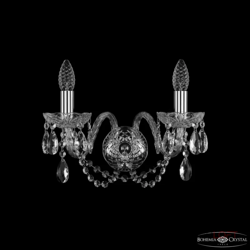 Бра Bohemia Ivele Crystal 1402 1402B/2/160 Ni Бра Bohemia Ivele Crystal 1402 1402B/2/160 Ni
