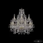 Подвесная люстра Bohemia Ivele Crystal 1411 1411/10+5/195/2d G