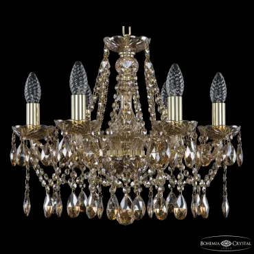 Подвесная люстра Bohemia Ivele Crystal 1413 1413/6/165 G M721 Подвесная люстра Bohemia Ivele Crystal 1413 1413/6/165 G M721