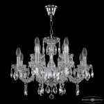 Подвесная люстра Bohemia Ivele Crystal 117 117/8+4/195 Ni