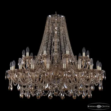 Подвесная люстра Bohemia Ivele Crystal 1411 1411/20+10/400 G M721 Подвесная люстра Bohemia Ivele Crystal 1411 1411/20+10/400 G M721
