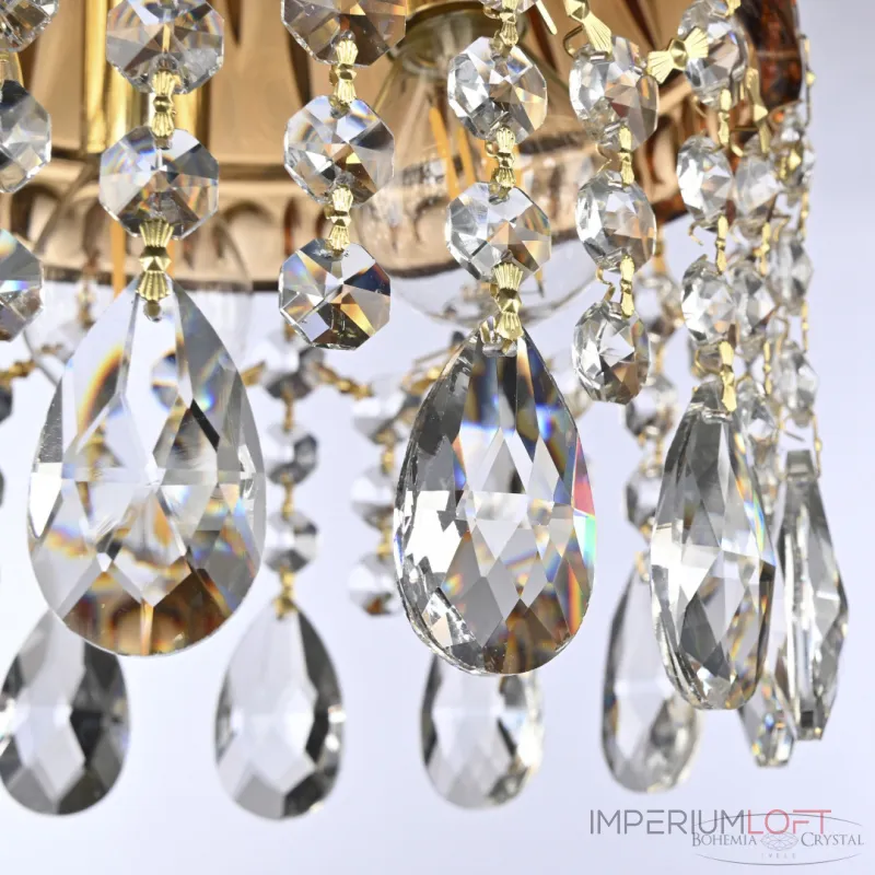 Подвесной светильник Bohemia Ivele Crystal 5478 5478/22 G Amber/M-1G