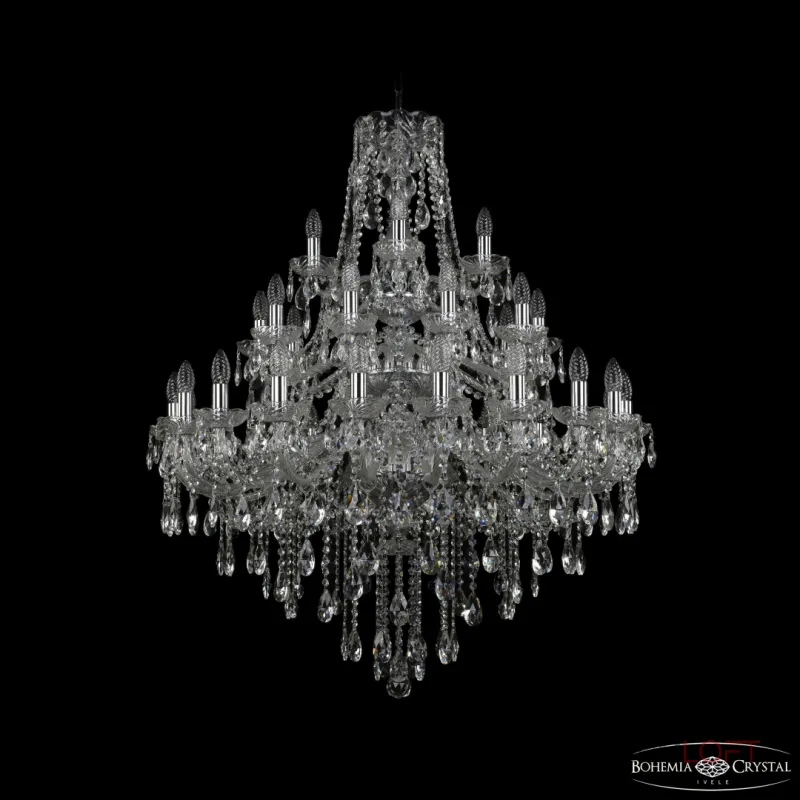 Подвесная люстра Bohemia Ivele Crystal 1415 1415/20+10+5/300/3d Ni