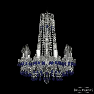 Подвесная люстра Bohemia Ivele Crystal 1410 1410/10/160/h-60 Ni V3001