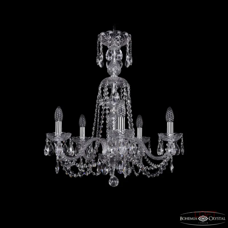 Подвесная люстра Bohemia Ivele Crystal 1402 1402/5/195/XL-64 Ni Подвесная люстра Bohemia Ivele Crystal 1402 1402/5/195/XL-64 Ni