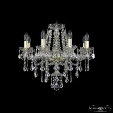 Подвесная люстра Bohemia Ivele Crystal 1415 1415/8/200 G Leafs Подвесная люстра Bohemia Ivele Crystal 1415 1415/8/200 G Leafs
