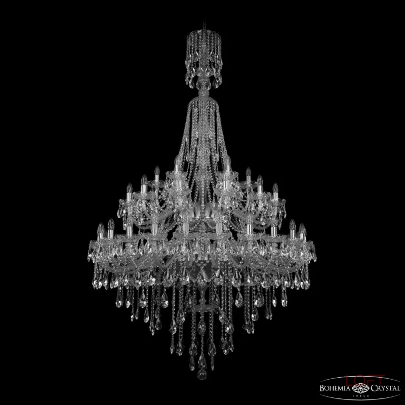 Подвесная люстра Bohemia Ivele Crystal 1415 1415/24+12+6/460/XL-213/2d Ni