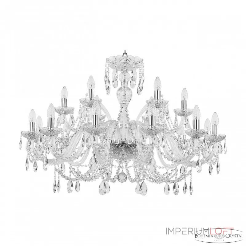 Подвесная люстра Bohemia Ivele Crystal 105 105/12+6/360 Ni Подвесная люстра Bohemia Ivele Crystal 105 105/12+6/360 Ni