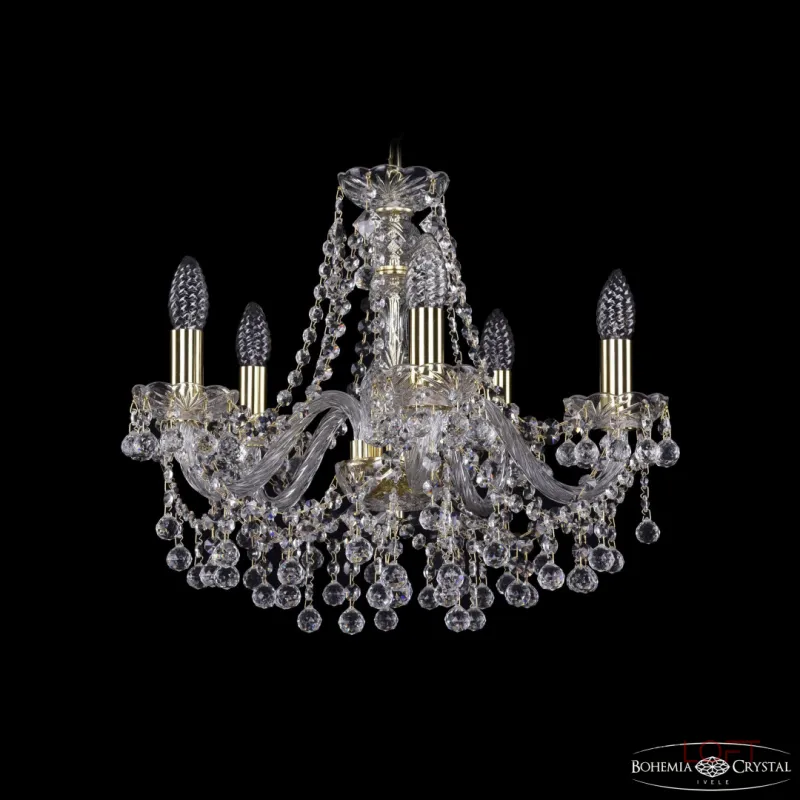 Подвесная люстра Bohemia Ivele Crystal 1409 1409/5/160 G Подвесная люстра Bohemia Ivele Crystal 1409 1409/5/160 G