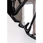 Настенное зеркало Bountyhome Рутс Блэк mv412-black