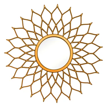 Настенное зеркало Bountyhome Маст Голд mv036-gold Настенное зеркало Bountyhome Маст Голд mv036-gold