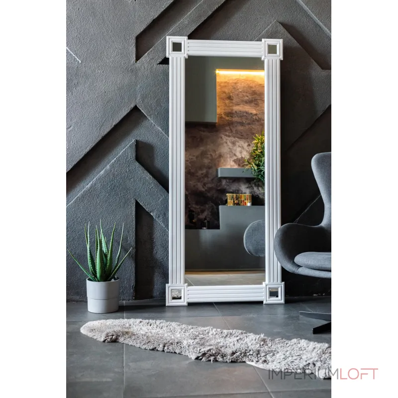 Напольное зеркало Bountyhome Колумн Уайт mv419-180-white Напольное зеркало Bountyhome Колумн Уайт mv419-180-white