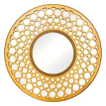 Настенное зеркало Bountyhome Роунд Голд mv411-gold