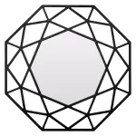 Настенное зеркало Bountyhome Тисси Блэк mv267-black