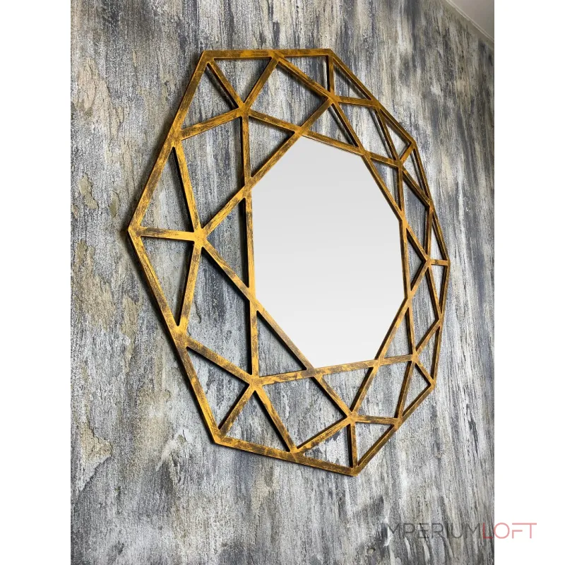 Настенное зеркало Bountyhome Тисси Голд mv268-gold Настенное зеркало Bountyhome Тисси Голд mv268-gold