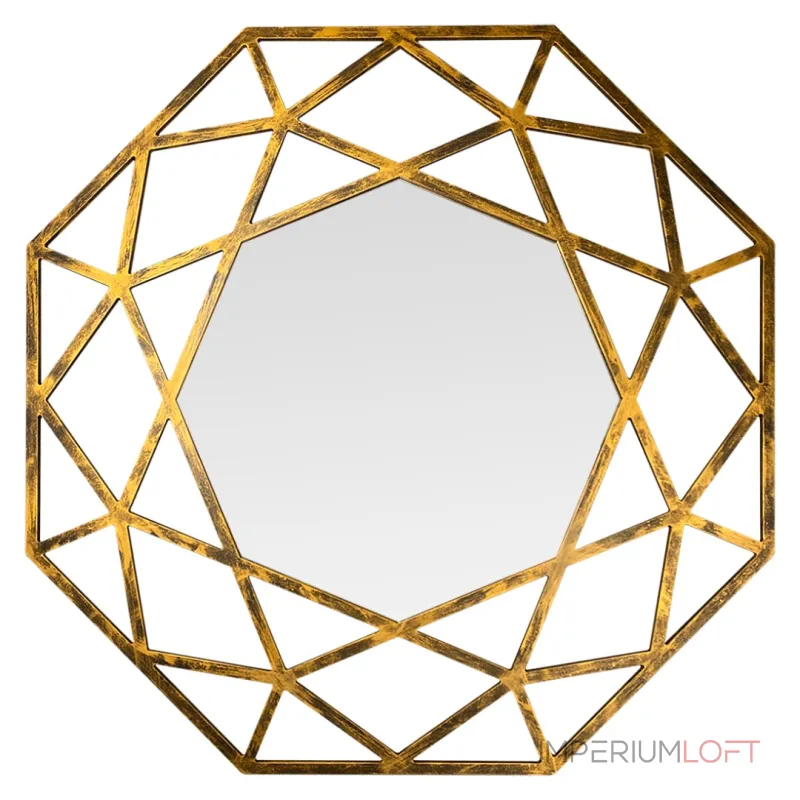 Настенное зеркало Bountyhome Тисси Голд mv268-gold Настенное зеркало Bountyhome Тисси Голд mv268-gold