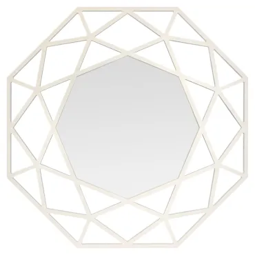 Настенное зеркало Bountyhome Тисси Уайт mv269-white Настенное зеркало Bountyhome Тисси Уайт mv269-white