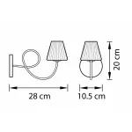 Бра Lightstar Vortico 814614