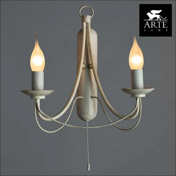 Бра Arte Lamp Maypole A6300AP-2WG от ImperiumLoft