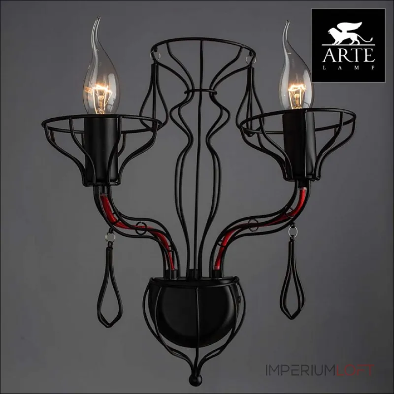 Бра Arte Lamp Artefact A3225AP-2BK
