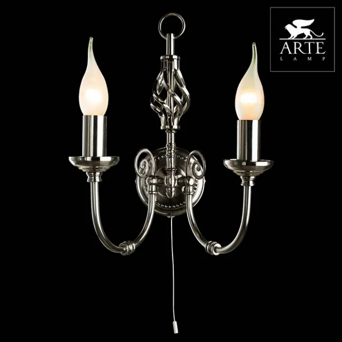 Бра Arte Lamp Zanzibar A8392AP-2SS от ImperiumLoft
