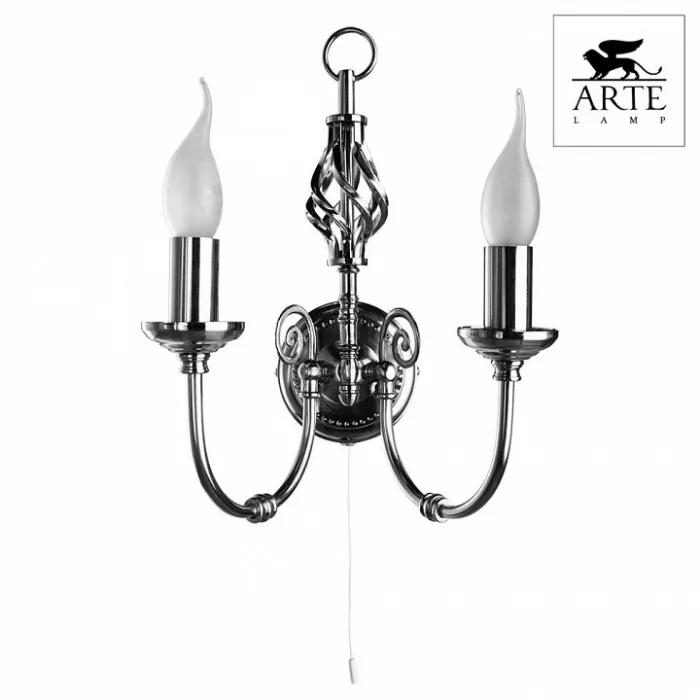 Бра Arte Lamp Zanzibar A8392AP-2SS от ImperiumLoft