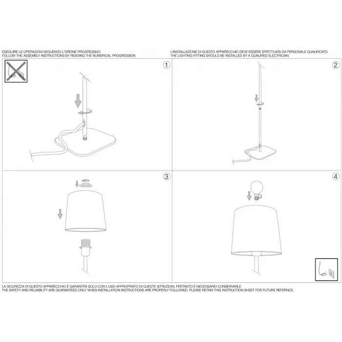 Бра с подсветкой Ideal Lux Nordick NORDIK PT1 от ImperiumLoft