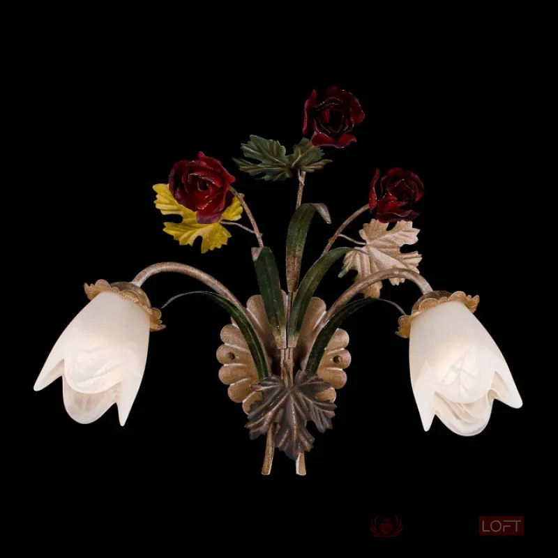 Бра Lucia Tucci Fiori di rose Fiori di rose W1760.2 от ImperiumLoft