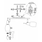 Бра Globo Florita 54984-2 от ImperiumLoft