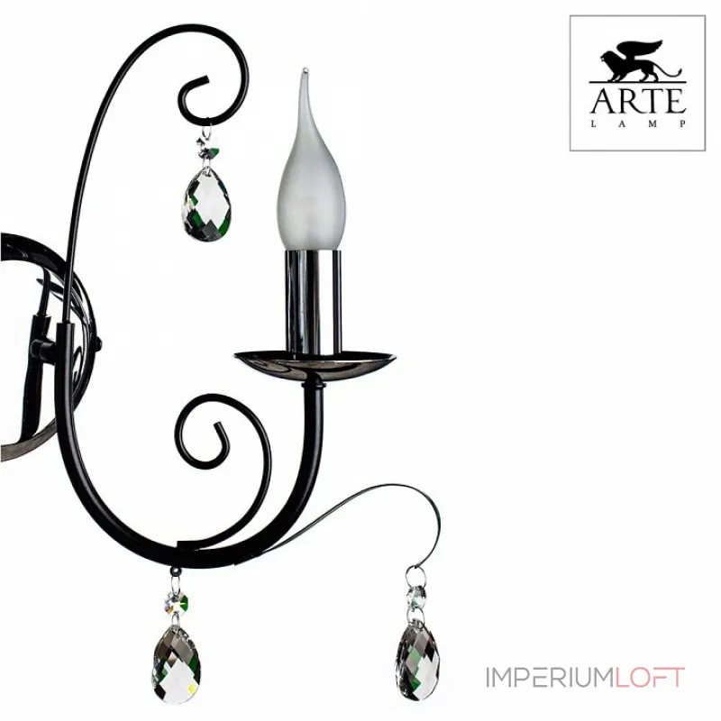 Бра Arte Lamp Romana A1742AP-2BK Бра Arte Lamp Romana A1742AP-2BK