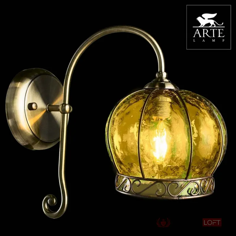 Бра Arte Lamp Venice A2106AP-1AB от ImperiumLoft
