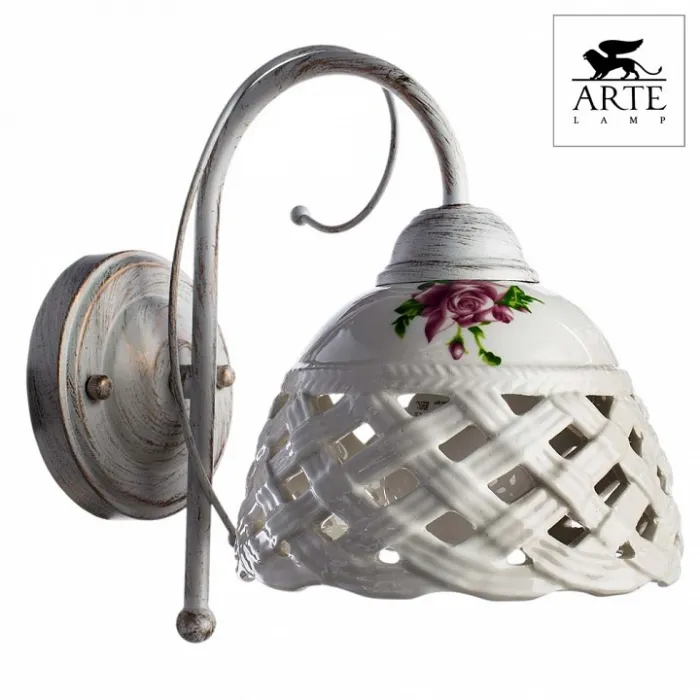 Бра Arte Lamp Wicker A6616AP-1WG от ImperiumLoft