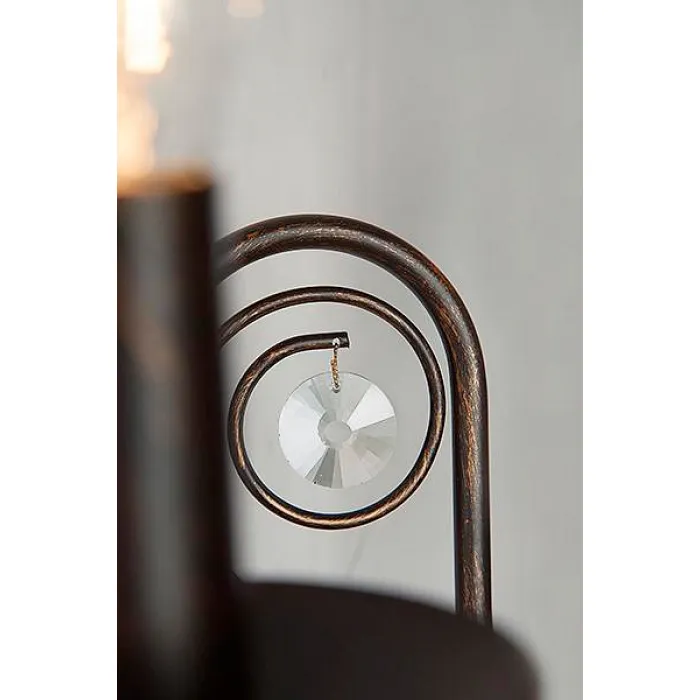 Бра Eurosvet 60018 60018/2 черный с золотом от ImperiumLoft