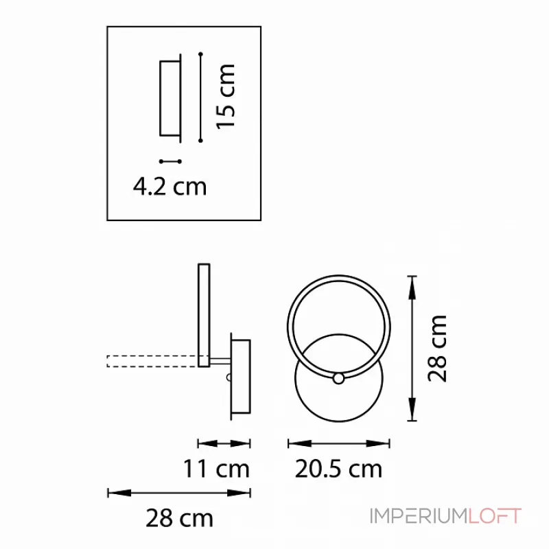 Бра Lightstar Breve 749612
