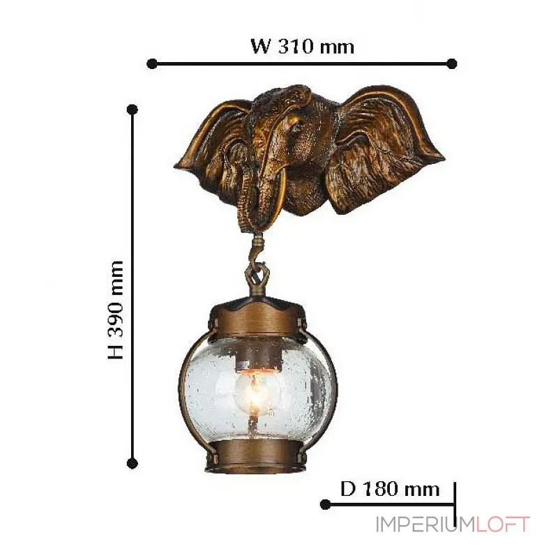 Бра Favourite Hunt 2031-1W от ImperiumLoft Бра Favourite Hunt 2031-1W от ImperiumLoft