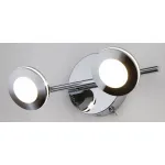 Бра Eurosvet Rоund 20002/2 хром 10W от ImperiumLoft
