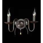 Бра Eurosvet 60018 60018/2 черный с золотом от ImperiumLoft