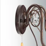 Бра Eurosvet 60018 60018/2 черный с золотом от ImperiumLoft