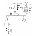 Бра Globo Gillian 54983-2 от ImperiumLoft