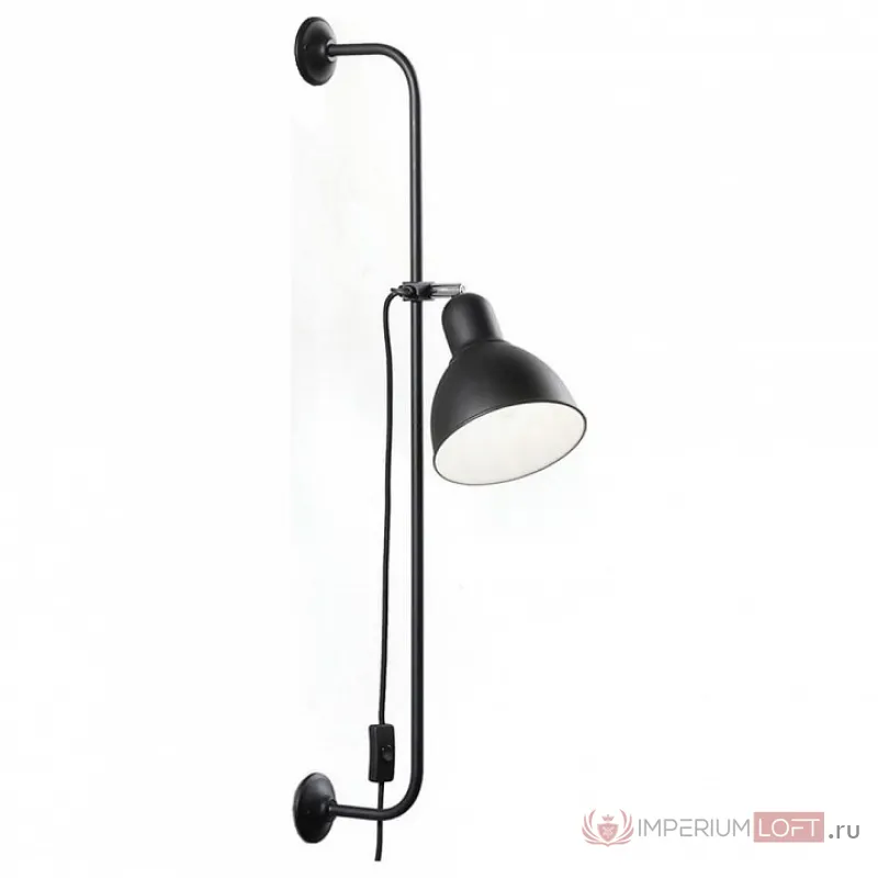 Бра Ideal Lux Shower SHOWER AP1 NERO от ImperiumLoft