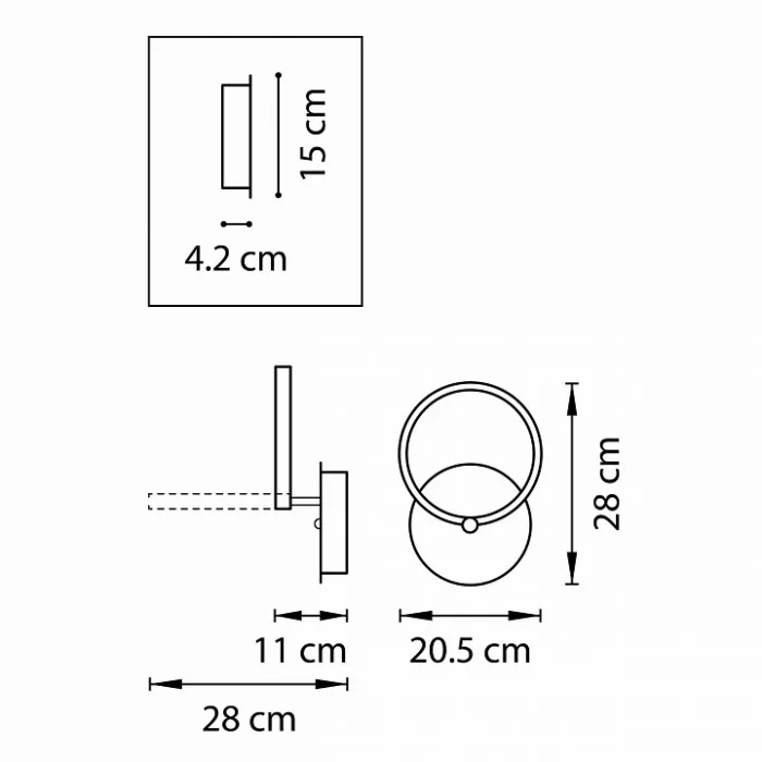 Бра Lightstar Breve 749614 от ImperiumLoft