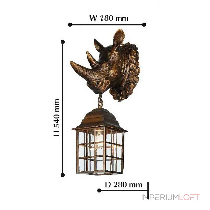Бра Favourite Hunt 2033-1W от ImperiumLoft Бра Favourite Hunt 2033-1W от ImperiumLoft