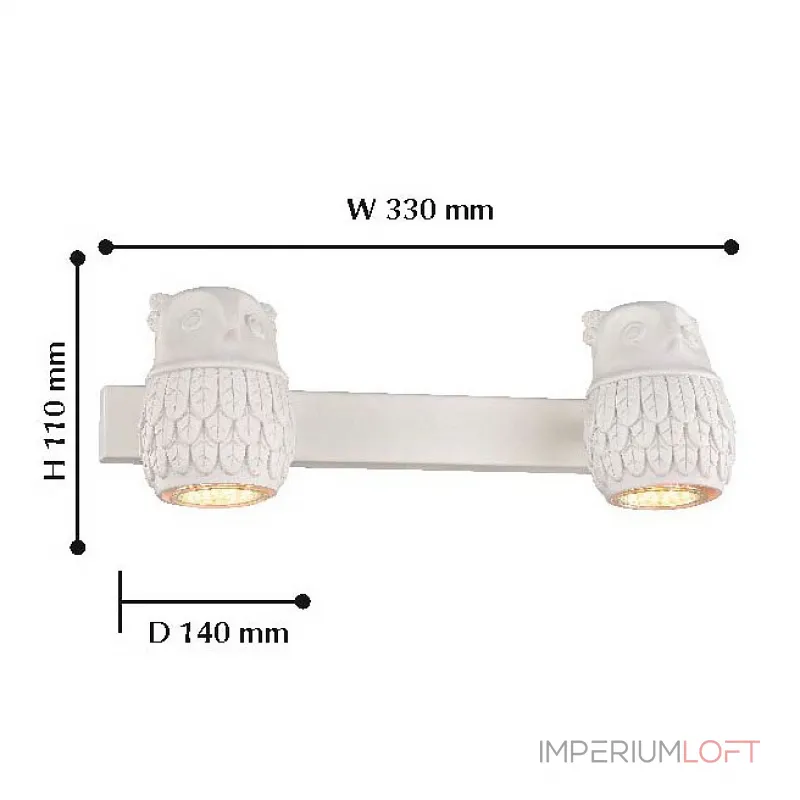 Бра Favourite Gufo 2041-2W от ImperiumLoft Бра Favourite Gufo 2041-2W от ImperiumLoft
