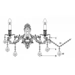 Бра Lucia Tucci Barletta BARLETTA W122.2 cream white от ImperiumLoft