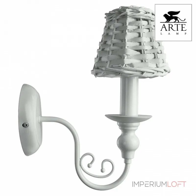 Бра Arte Lamp Villaggio A3400AP-1WH от ImperiumLoft Бра Arte Lamp Villaggio A3400AP-1WH от ImperiumLoft