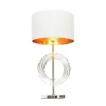 Настольная лампа Lumina Deco Fabi LDT 5531 CHR+WT от ImperiumLoft