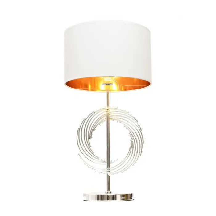 Настольная лампа Lumina Deco Fabi LDT 5531 CHR+WT от ImperiumLoft
